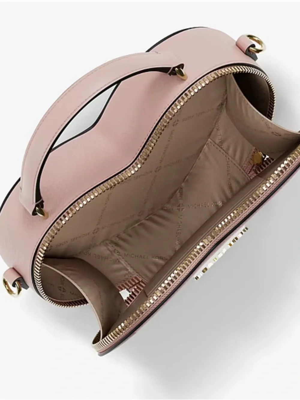 Michael Kors Blush Pink Heart Mini Crossbody